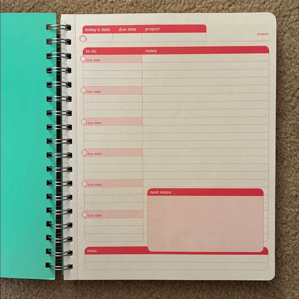 Markings By C.R. Gibson Make It Happen Project Planner - 200 Pages